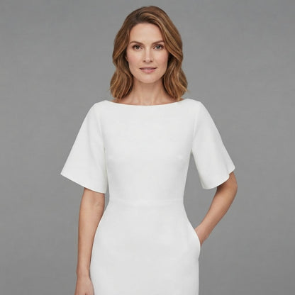 Elegancka sukienka midi dla kobiet