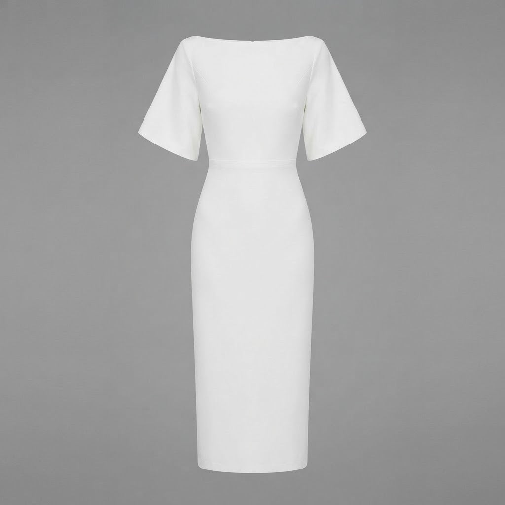 Elegancka sukienka midi dla kobiet