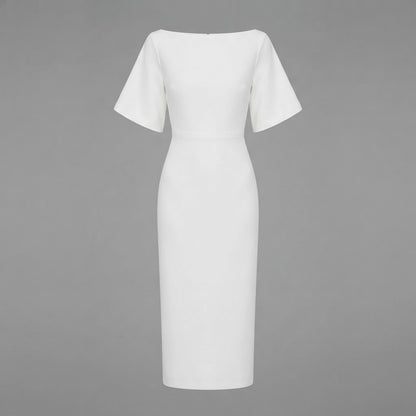 Elegancka sukienka midi dla kobiet