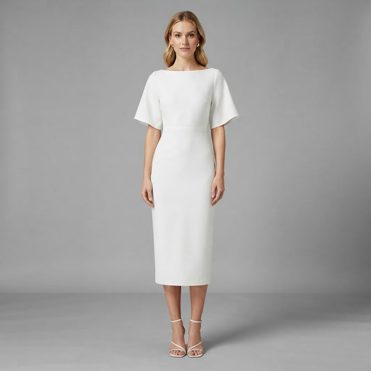 Elegancka sukienka midi dla kobiet